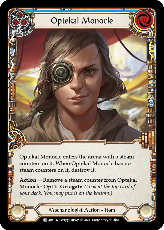 Optekal Monocle [U-ARC037] (Arcane Rising Unlimited)  Unlimited Normal | Card Merchant Takapuna