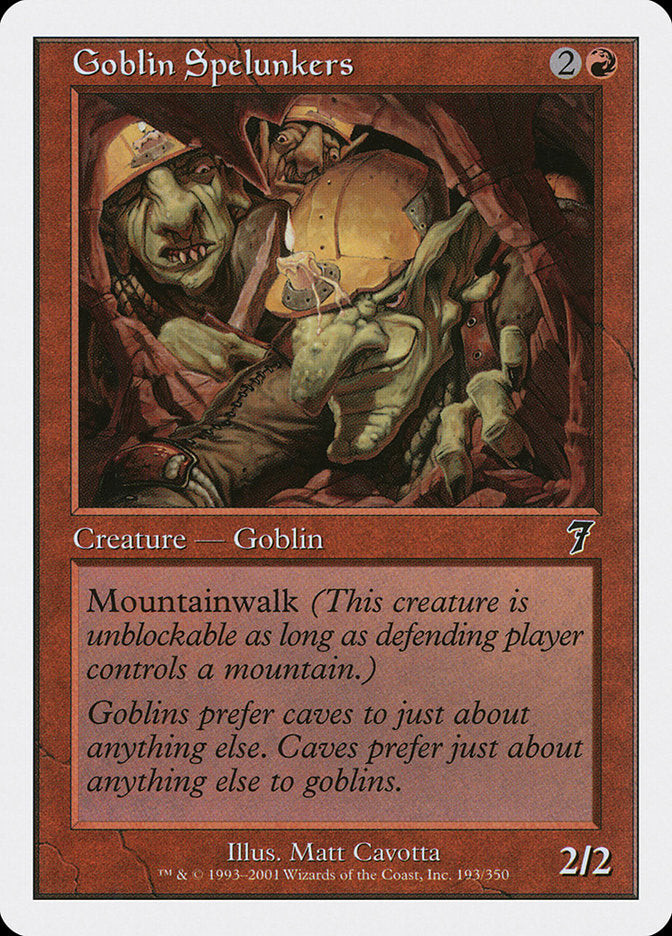 Goblin Spelunkers [Seventh Edition] | Card Merchant Takapuna