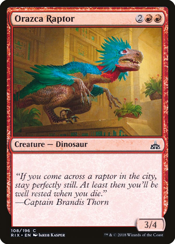 Orazca Raptor [Rivals of Ixalan] | Card Merchant Takapuna