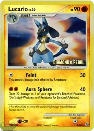 Lucario (6/130) [Burger King Promos: 2008 Collection] | Card Merchant Takapuna