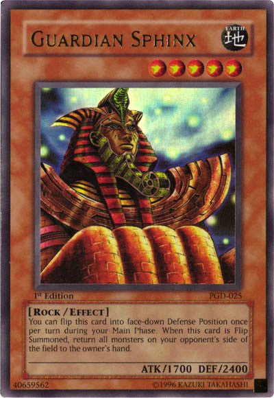 Guardian Sphinx [PGD-025] Ultra Rare | Card Merchant Takapuna