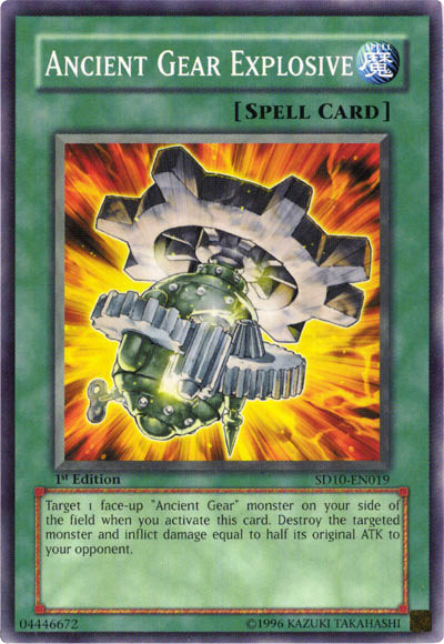 Ancient Gear Explosive [SD10-EN019] Common | Card Merchant Takapuna