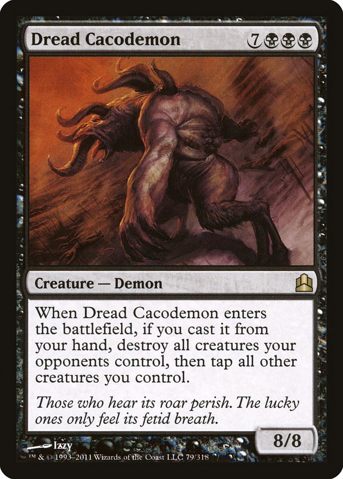 Dread Cacodemon [Commander 2011] | Card Merchant Takapuna