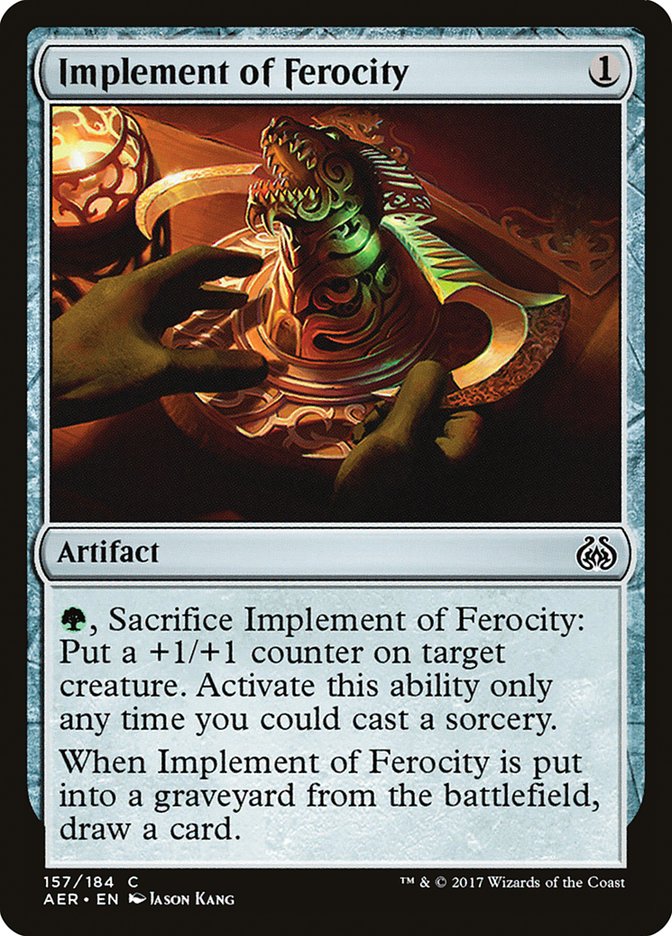 Implement of Ferocity [Aether Revolt] | Card Merchant Takapuna