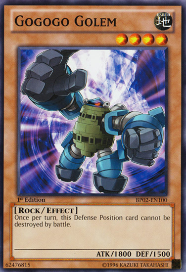 Gogogo Golem [BP02-EN100] Mosaic Rare | Card Merchant Takapuna