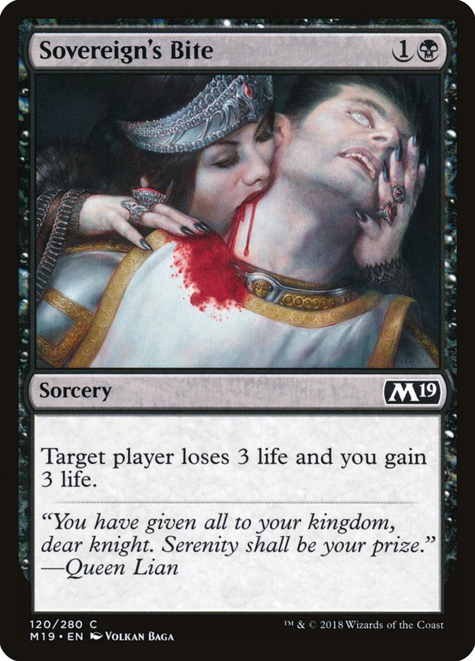 Sovereign's Bite [Core Set 2019] | Card Merchant Takapuna