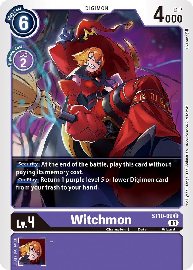 Witchmon [ST10-09] [Starter Deck: Parallel World Tactician] | Card Merchant Takapuna