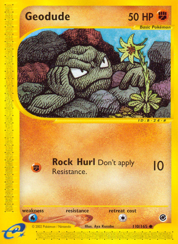 Geodude (110/165) [Expedition: Base Set] | Card Merchant Takapuna