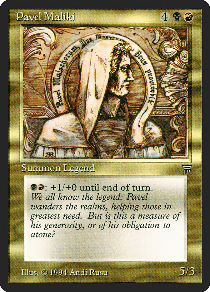 Pavel Maliki [Legends] | Card Merchant Takapuna