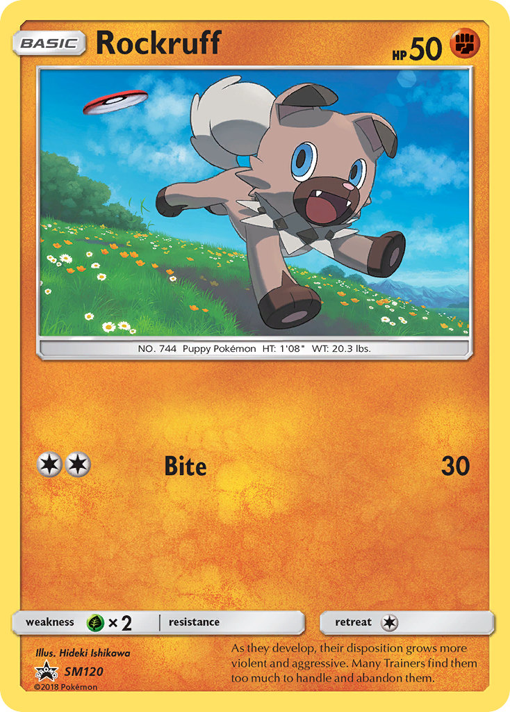 Rockruff (SM120) [Sun & Moon: Black Star Promos] | Card Merchant Takapuna