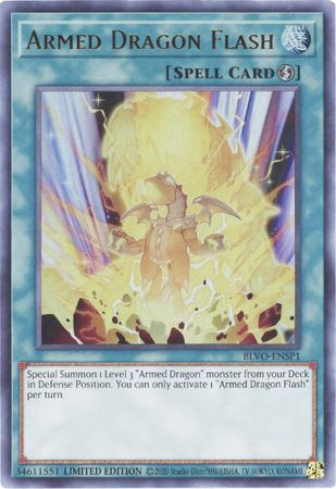 Armed Dragon Flash [BLVO-ENSP1] Ultra Rare | Card Merchant Takapuna