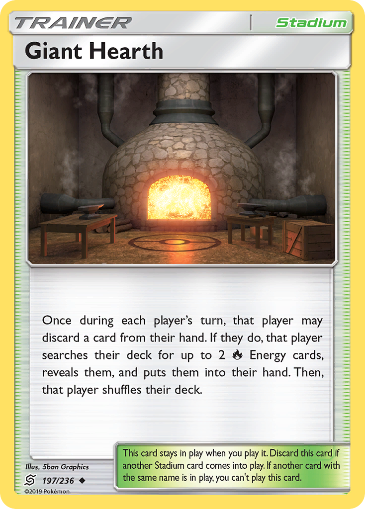 Giant Hearth (197/236) [Sun & Moon: Unified Minds] | Card Merchant Takapuna