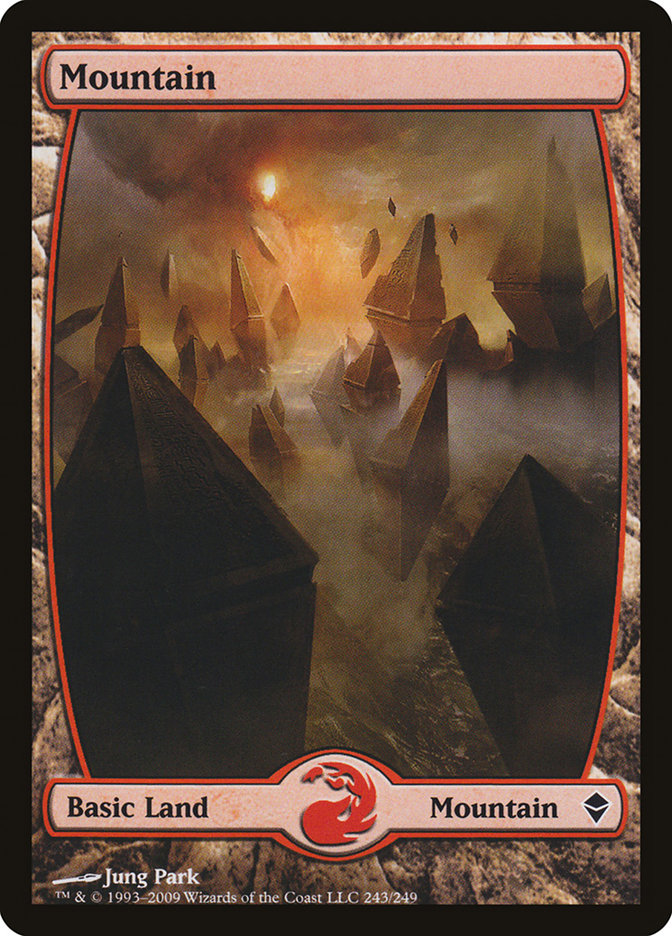 Mountain (243) [Zendikar] | Card Merchant Takapuna