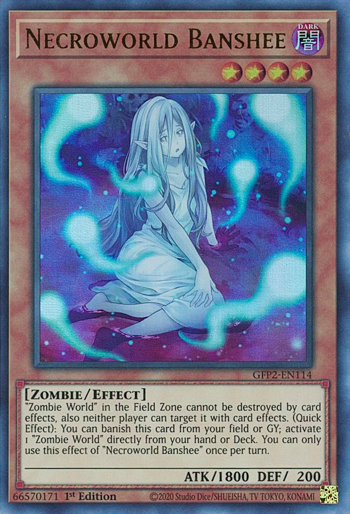 Necroworld Banshee [GFP2-EN114] Ultra Rare | Card Merchant Takapuna