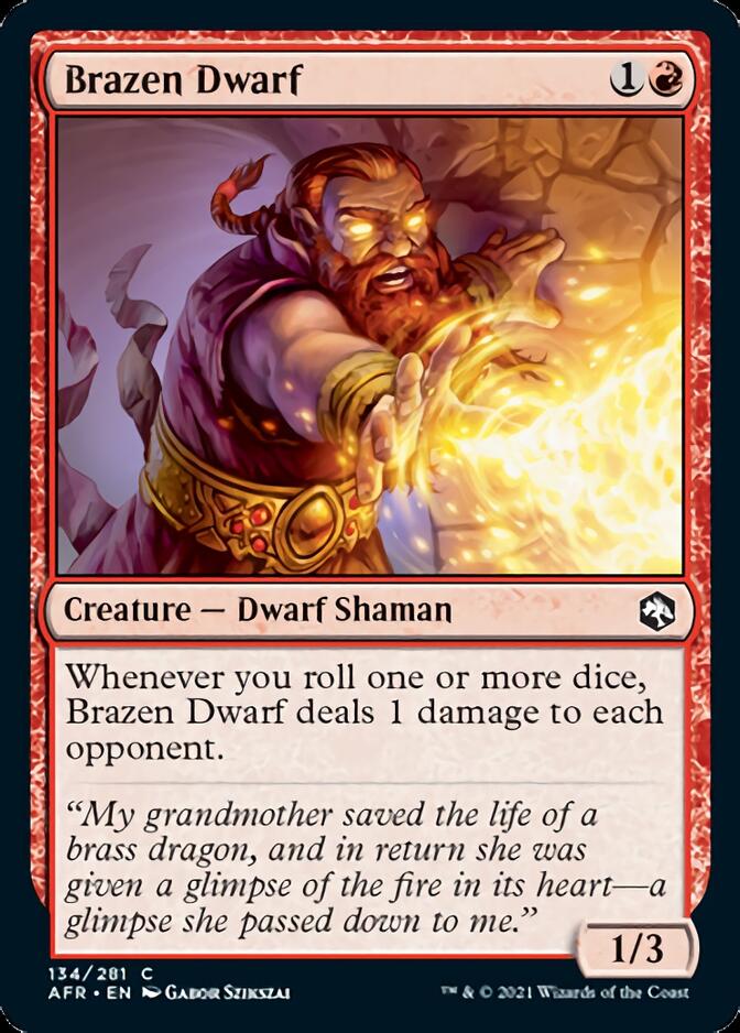 Brazen Dwarf [Dungeons & Dragons: Adventures in the Forgotten Realms] | Card Merchant Takapuna