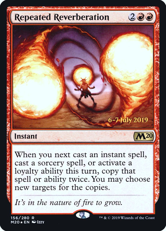 Repeated Reverberation [Core Set 2020 Prerelease Promos] | Card Merchant Takapuna