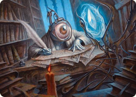 Unblinking Observer Art Card [Innistrad: Midnight Hunt Art Series] | Card Merchant Takapuna