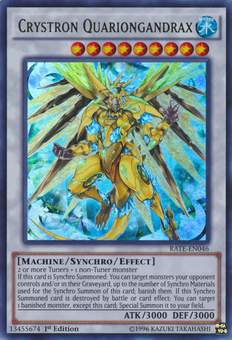 Crystron Quariongandrax [RATE-EN046] Ultra Rare | Card Merchant Takapuna