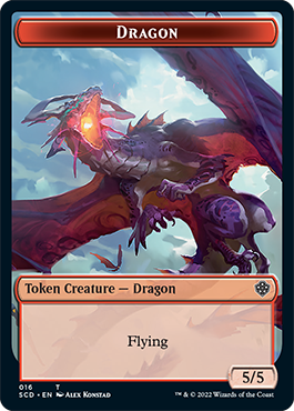 Dragon // Dragon Double-Sided Token [Starter Commander Decks] | Card Merchant Takapuna