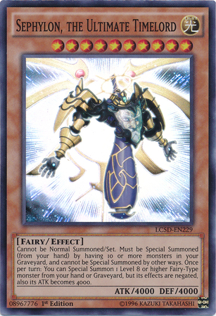 Sephylon, the Ultimate Timelord [LC5D-EN229] Super Rare | Card Merchant Takapuna