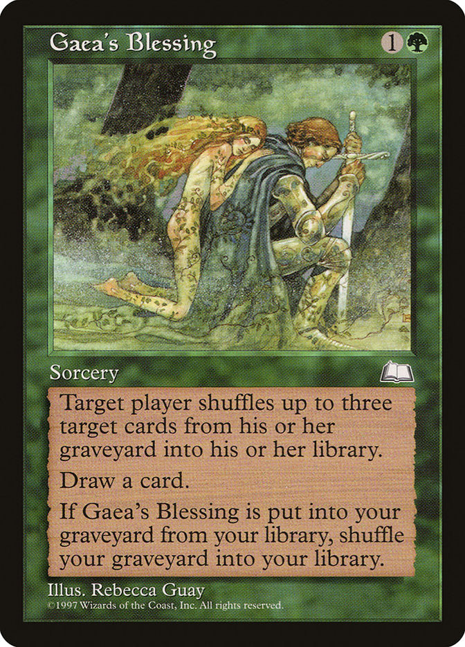 Gaea's Blessing [Weatherlight] | Card Merchant Takapuna