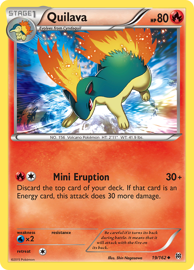 Quilava (19/162) [XY: BREAKthrough] | Card Merchant Takapuna