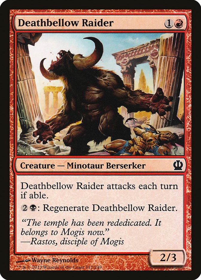 Deathbellow Raider [Theros] | Card Merchant Takapuna