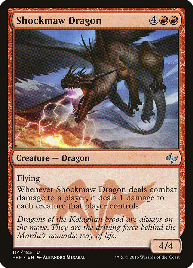 Shockmaw Dragon [Fate Reforged] | Card Merchant Takapuna