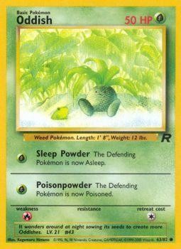 Oddish (63/82) [Team Rocket Unlimited] | Card Merchant Takapuna