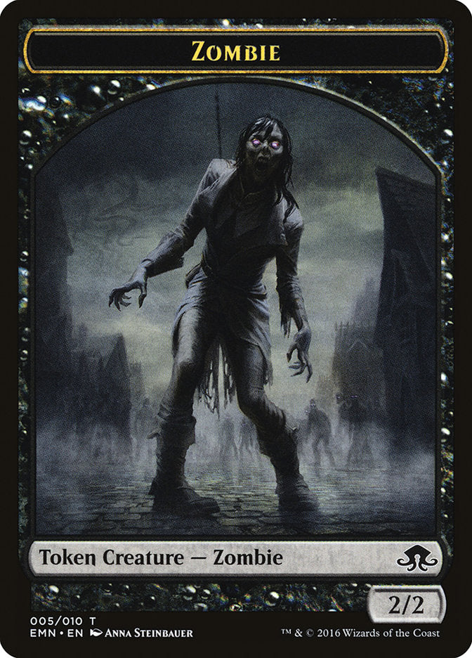 Zombie Token (005/010) [Eldritch Moon Tokens] | Card Merchant Takapuna