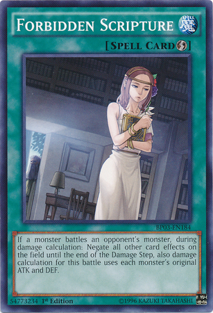 Forbidden Scripture [BP03-EN184] Common | Card Merchant Takapuna