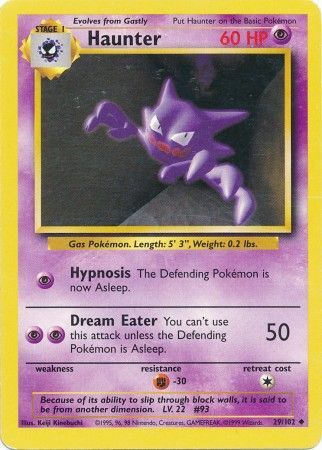 Haunter (29/102) [Base Set Unlimited] | Card Merchant Takapuna