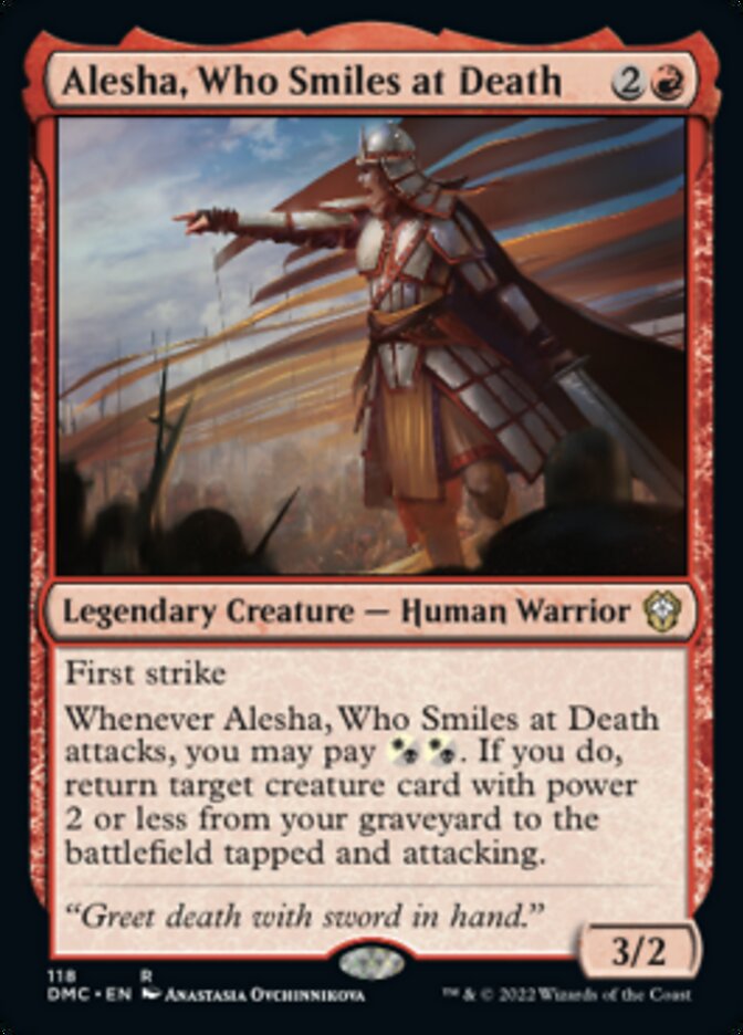 Alesha, Who Smiles at Death [Dominaria United Commander] | Card Merchant Takapuna