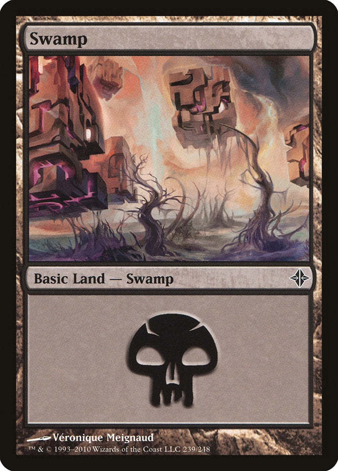 Swamp (239) [Rise of the Eldrazi] | Card Merchant Takapuna