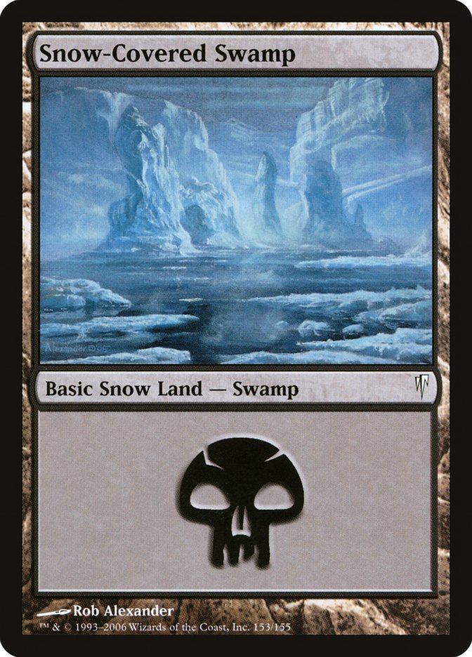 Snow-Covered Swamp [Coldsnap] | Card Merchant Takapuna