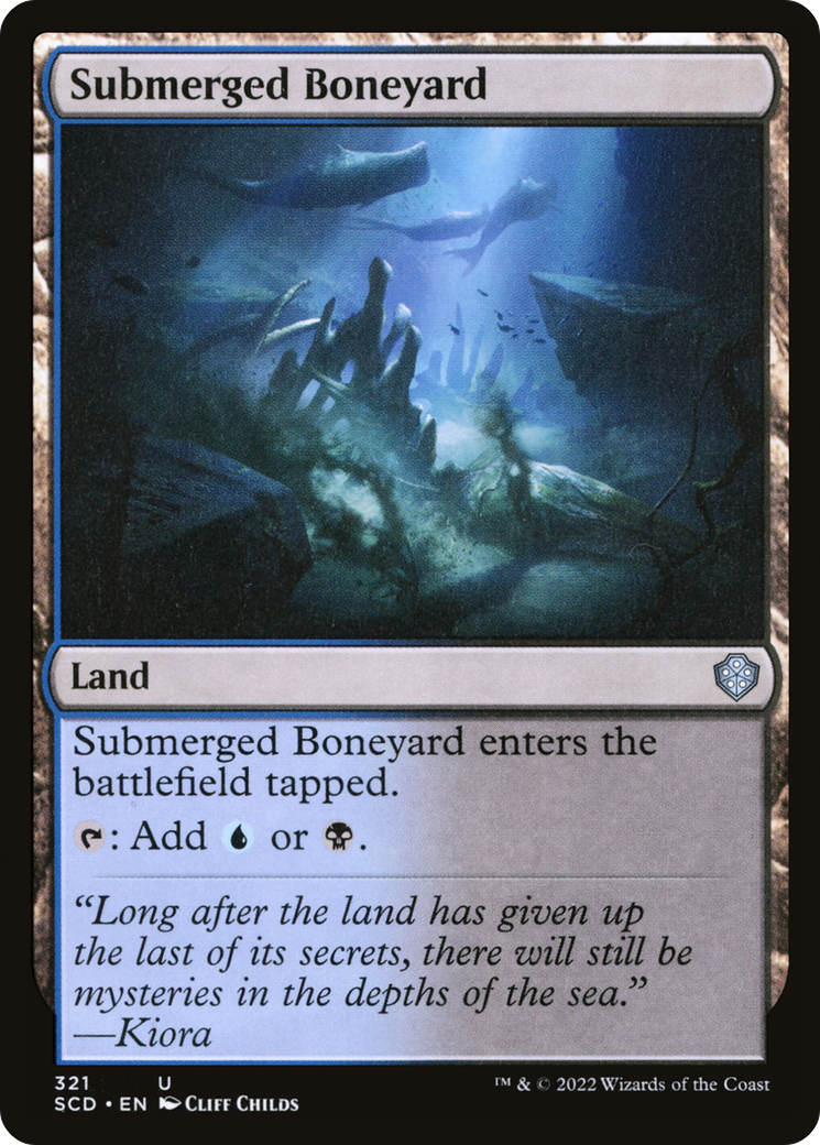 Submerged Boneyard [Starter Commander Decks] | Card Merchant Takapuna