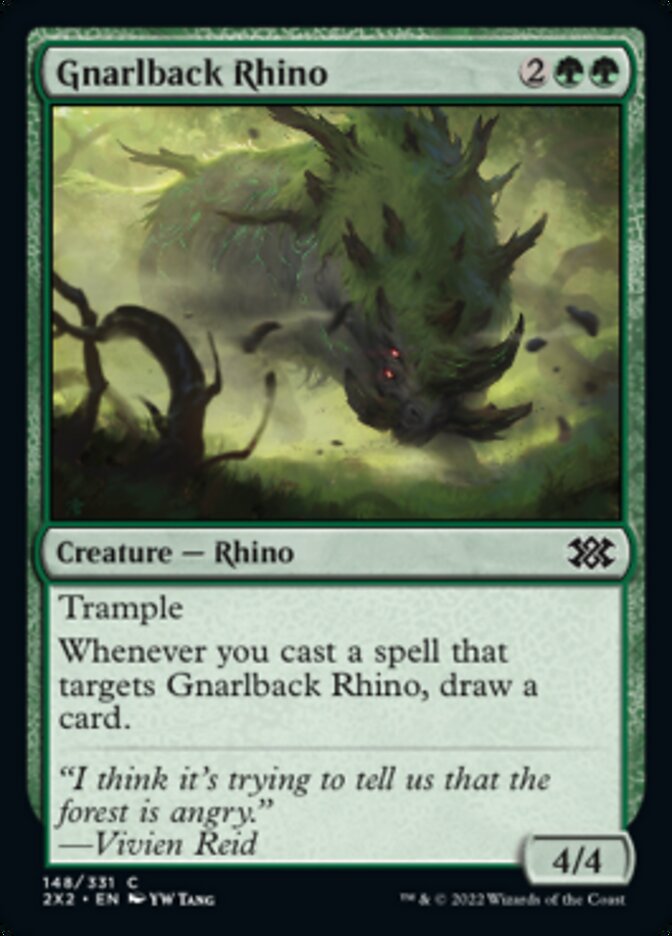 Gnarlback Rhino [Double Masters 2022] | Card Merchant Takapuna