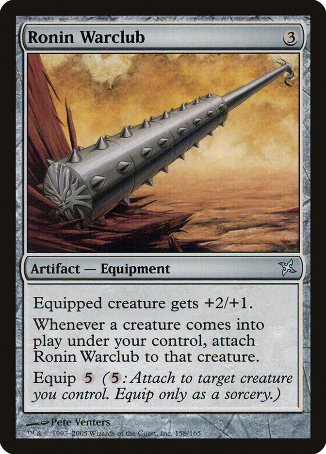 Ronin Warclub [Betrayers of Kamigawa] | Card Merchant Takapuna