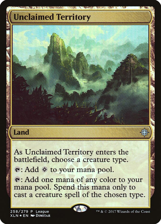 Unclaimed Territory (League) [Ixalan Promos] | Card Merchant Takapuna