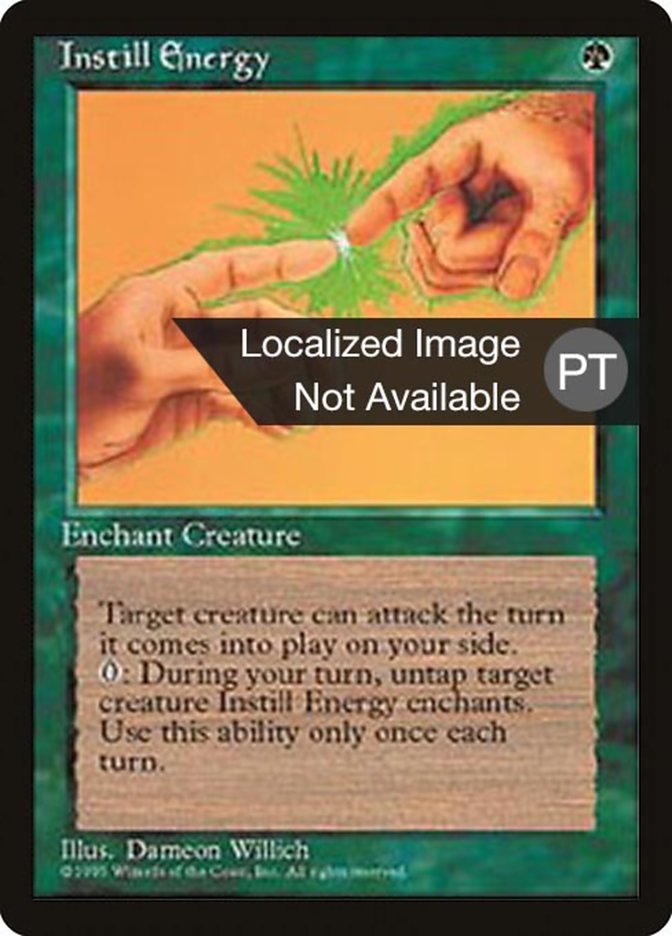 Instill Energy [Fourth Edition (Foreign Black Border)] | Card Merchant Takapuna