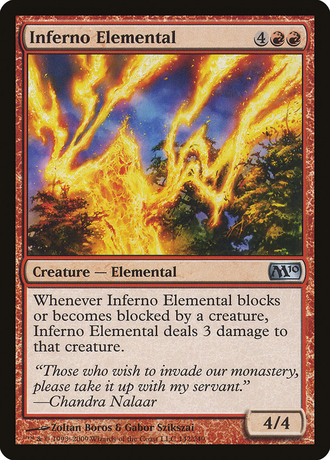 Inferno Elemental [Magic 2010] | Card Merchant Takapuna