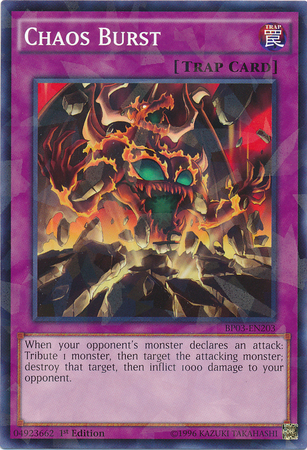 Chaos Burst [BP03-EN203] Shatterfoil Rare | Card Merchant Takapuna