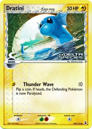 Dratini (66/113) (Delta Species) (Stamped) [EX: Delta Species] | Card Merchant Takapuna