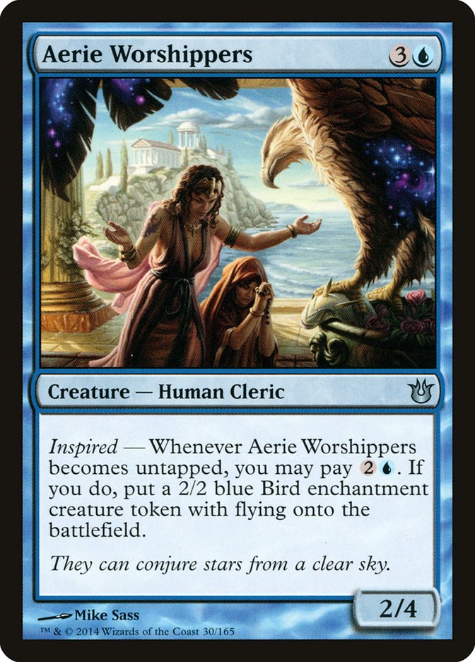 Aerie Worshippers [Born of the Gods] | Card Merchant Takapuna