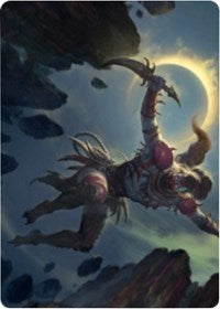 Nighthawk Scavenger Art Card [Zendikar Rising Art Series] | Card Merchant Takapuna