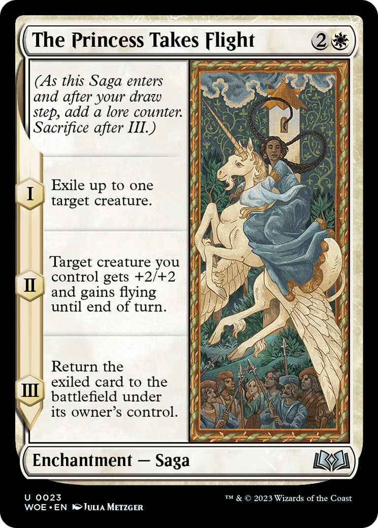 The Princess Takes Flight [Wilds of Eldraine] | Card Merchant Takapuna