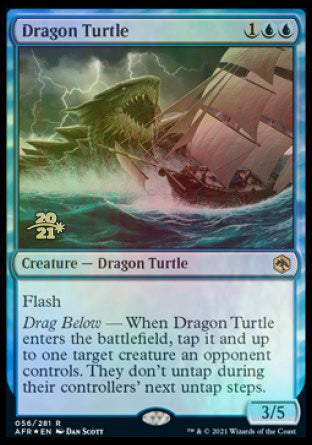 Dragon Turtle [Dungeons & Dragons: Adventures in the Forgotten Realms Prerelease Promos] | Card Merchant Takapuna