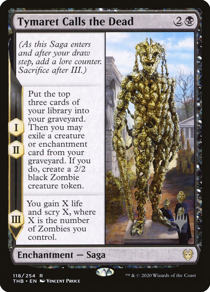 Tymaret Calls the Dead (Promo Pack) [Theros Beyond Death Promos] | Card Merchant Takapuna