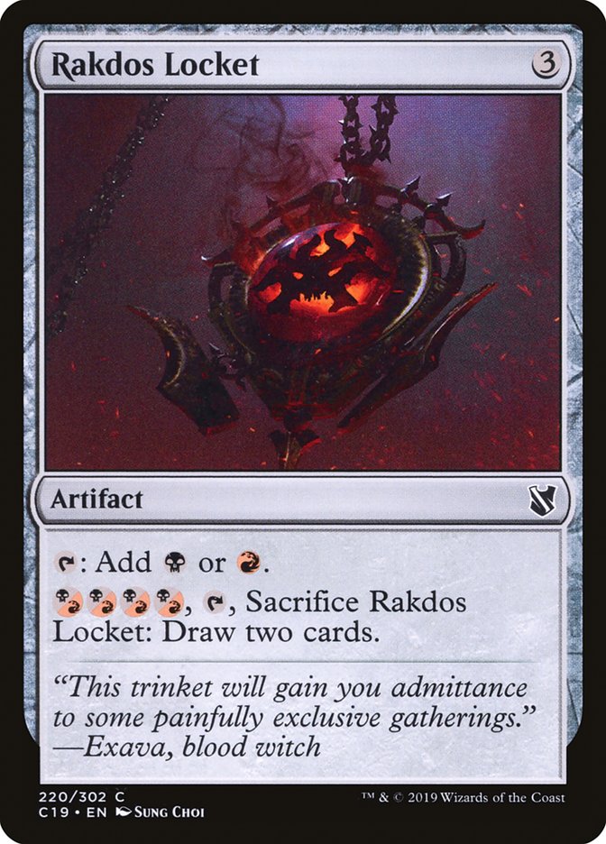 Rakdos Locket [Commander 2019] | Card Merchant Takapuna