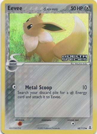 Eevee (68/113) (Delta Species) (Stamped) [EX: Delta Species] | Card Merchant Takapuna